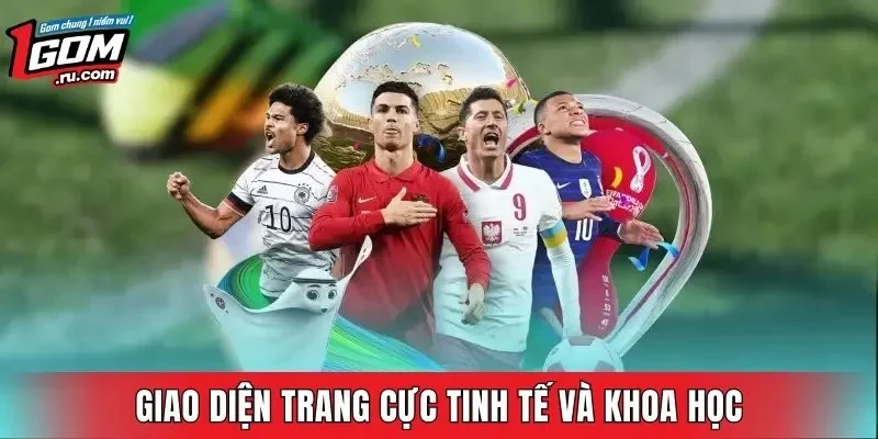 Giao diện trang cực tinh tế và khoa học