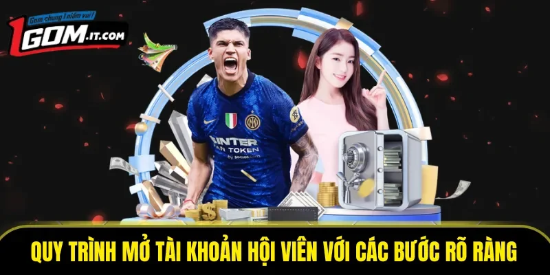 Quy trình mở tài khoản hội viên chính thức với các bước rõ ràng
